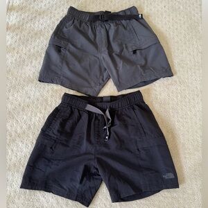 2 The North Face Belted Nylon Cargo Shorts